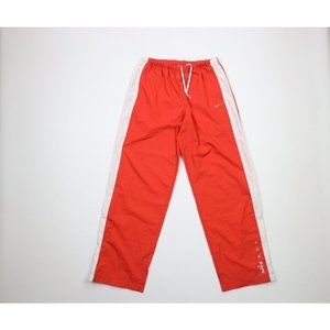 Vintage Nike Womens Medium Travis Scott Mini Swoosh Wide Leg Reflective Pants